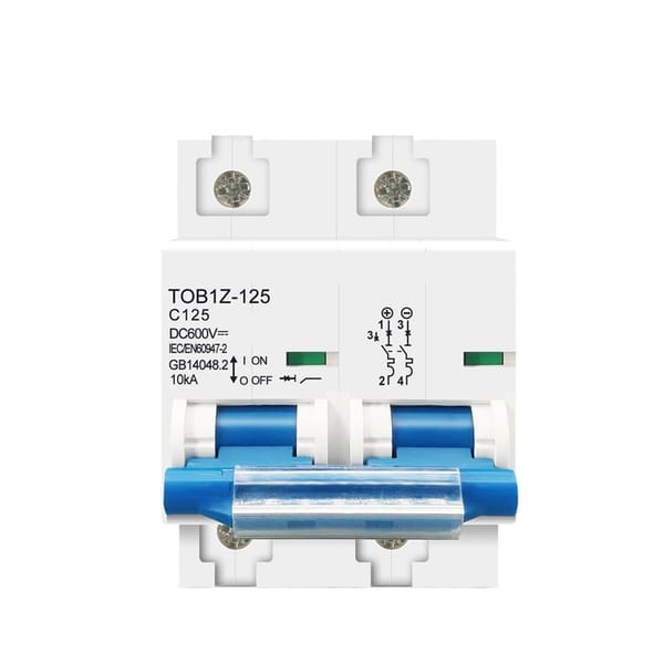 DC MCCB 125A 600V