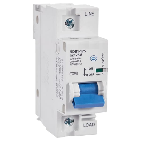 AC Breaker 125A Single Pole