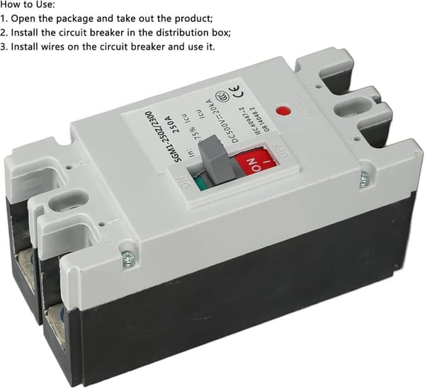 DC Holder Case Circuit Breaker 250A 600V