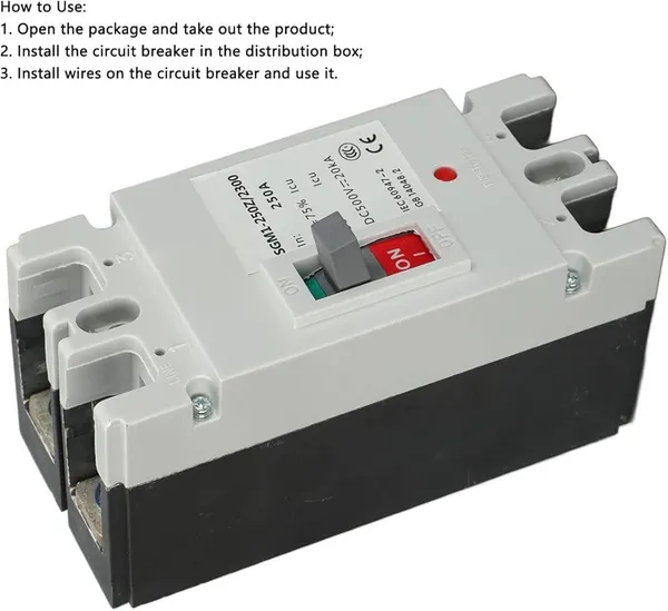 DC Holder Case Circuit Breaker 250A 600V