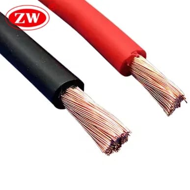 35mm Battery Cable DC Red & Black
