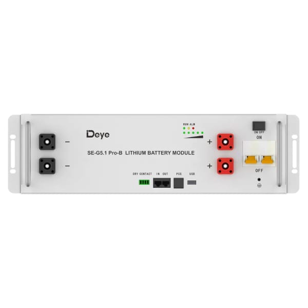 Deye SE-G51-PRO-B 5.12kWh LV Battery